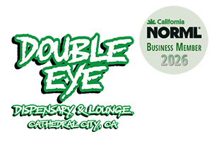 Logo for Double Eye Dispensary & Lounge in Cathedral City, CA